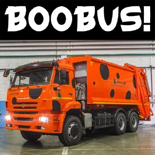 Garbage truck @stickersb2b