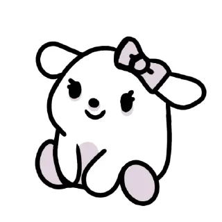 White: Kitty(@serbinstick)
