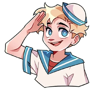 Матрос Владик без текста @TgSticker