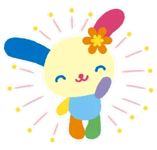 U･SA･HA･NA  ♡  @ririmoji
  by sanrio (line)