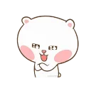 TuaGom Puffy Bear- @MochaStickers