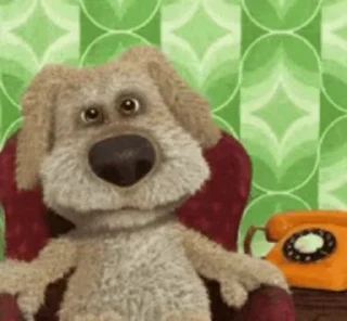 Talking Ben The Dog @stickersb2b