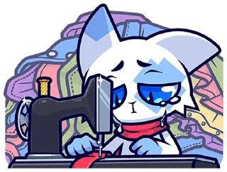 Кьюби без надписей • @TgSticker