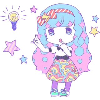 Cute Small Girl @stickersb2b