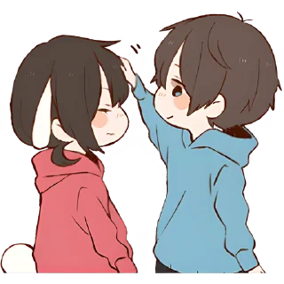 Анимешная парочка @Nyasticks