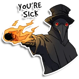 Plague doctor Pestkatze