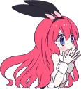 A Cute Little Rabbit Girl :: @line_stickers