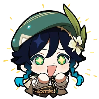 Genshin impact stickers chat