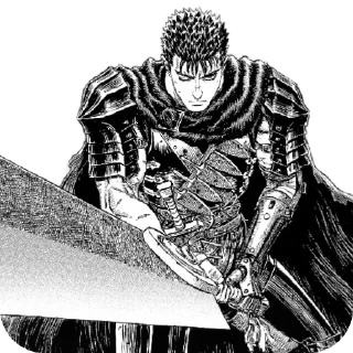 Berserk and Vinland saga sticks by @iluHas1