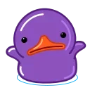 Purple Duck :: @Stickers_Chaos