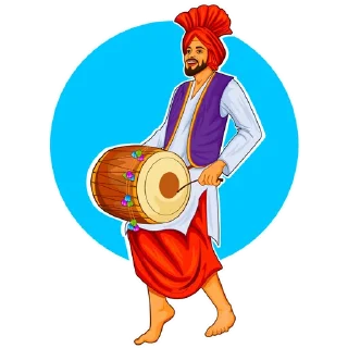 Bhangra ਭੰਗੜਾ @PunjabiSticker