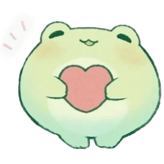 Cute Froggy by @peach_artworld