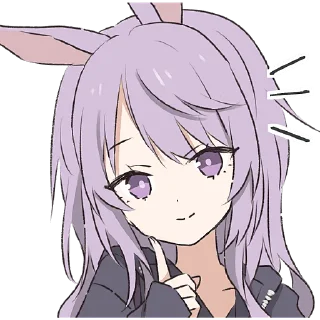 Фиолетовая зайка @Nyasticks
