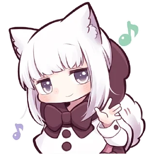 Девочка волчица @Nyasticks