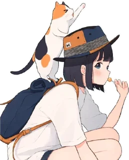 Ichika (Issa Kawaguchi) @Anak_kucing_stiker