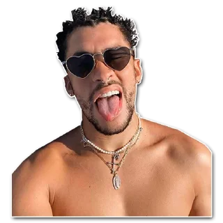 Bad Bunny | @tatistickers | @sinusername