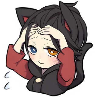 Чёрный котёнок @Nyasticks