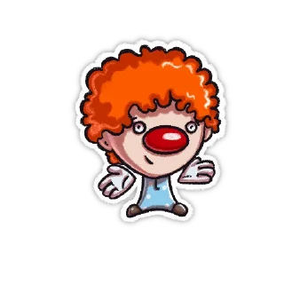 Little clown by Svetlana Krasnikova