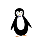 Introveted Penguin @stickersb2b