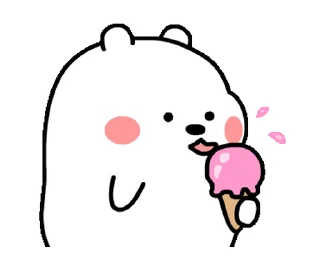 Chubby White Bear || @GreySunders