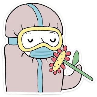 😷