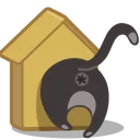 😿