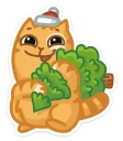 Новогодний Персик -- @tlive