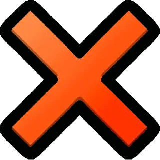 ❌