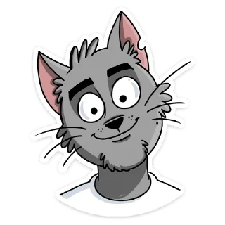 Кот Степан ВК :: @stickroom
