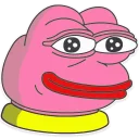 🎀Pink PEPE @stickersb2b