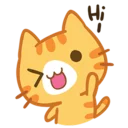 What does the cat say ... Meow @Nekosticker