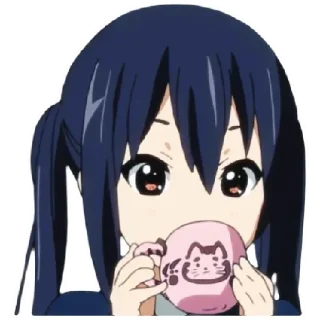 Azusa Nakano @Anak_kucing_stiker