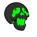 Toxic Skull @Stickersey