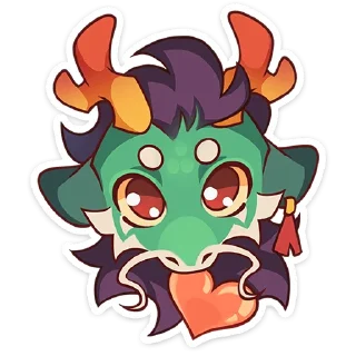 Грин без надписей @stickers_vk