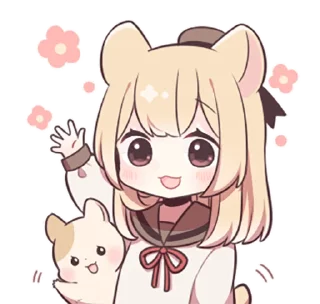 hamstar-girl by sazi@LINE