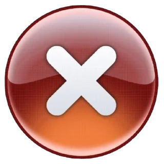 ❌
