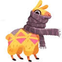 hipster llama