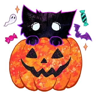 Halloween Space Cat 🎃