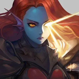 Undyne by : : @stickers_undertale