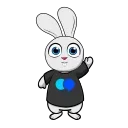 Animated Rabbit @stickersb2b