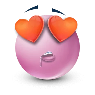 Pink Face Emoji @TgSticker