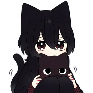 Чёрный котёнок (B) @Nyasticks