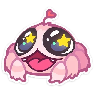 Паучок Пряничек @Top_stickers_cat