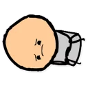 ☹