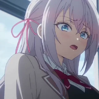Аля иногда кокентничает @anime_stickerr