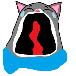 😿