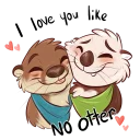 Otters:  Sake and Tako!