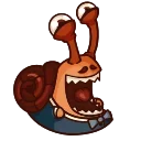 Crazy Snails @stickersb2b