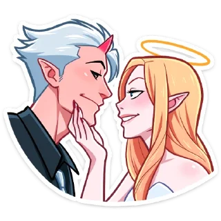 Демон и Ангелица :: @stickroom