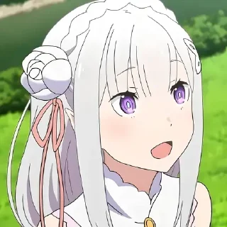 Ре зеро @anime_stickerr